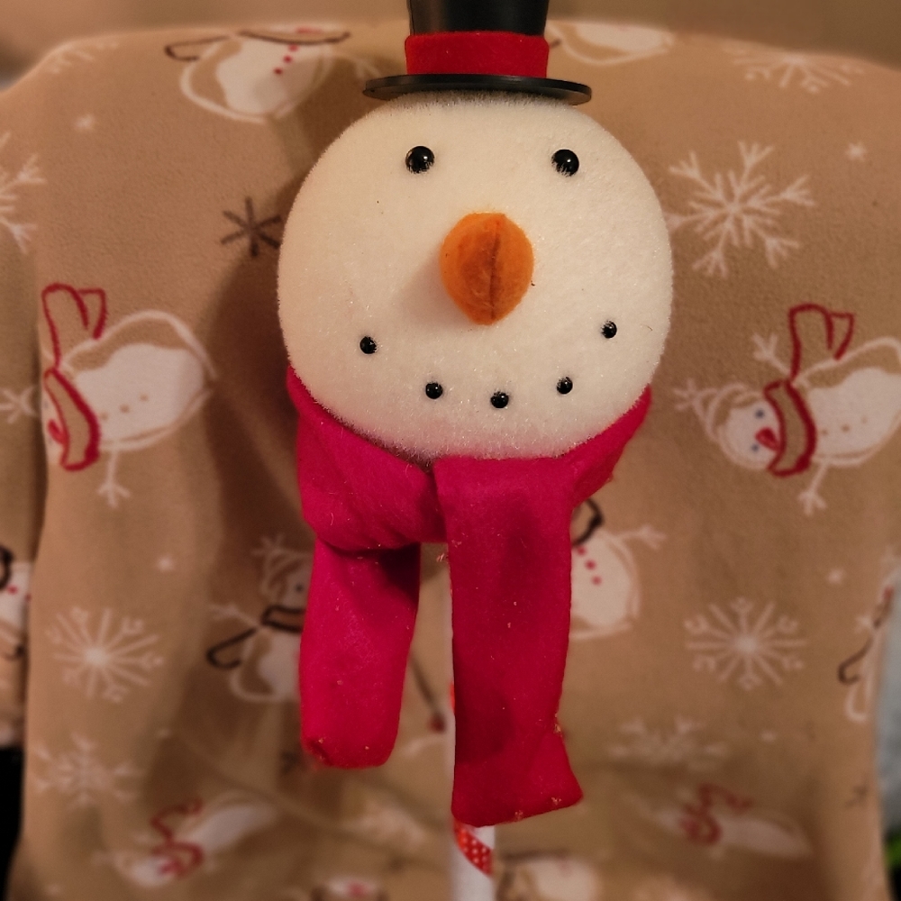 Snowman tree topper - Picture 2 of 5